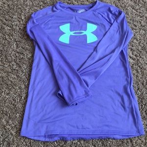 Girls Under Armour long sleeved shirt